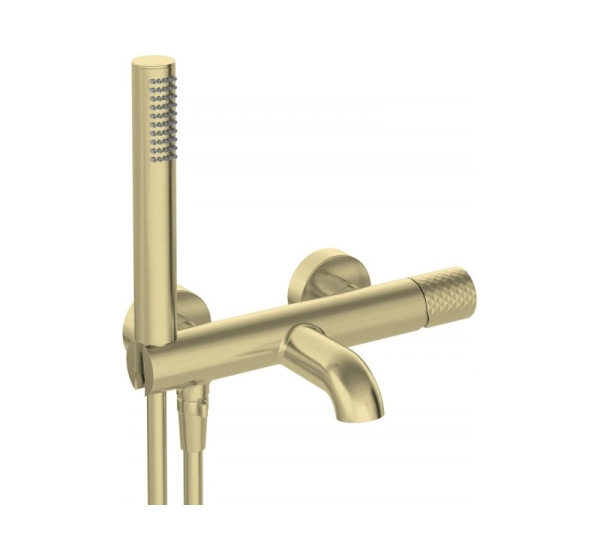 Bathtub faucet with shower set