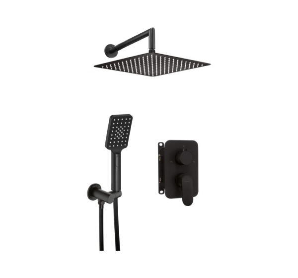 Concealed shower set with mixer BOX