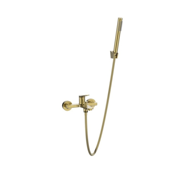 BATH MIXNESTOS WITH SHOWER SET BR GOLD