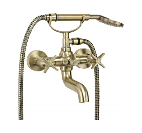 Bathtub mixer with shower set