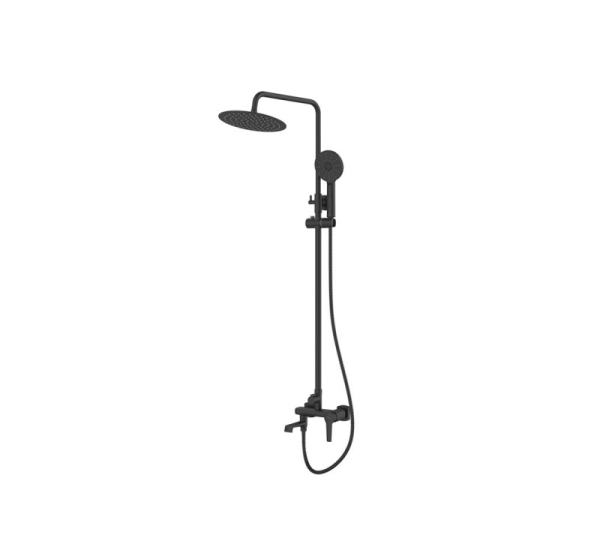 SHOWER COLUMN FIRA W/SHOWER-BATH MIXBLK