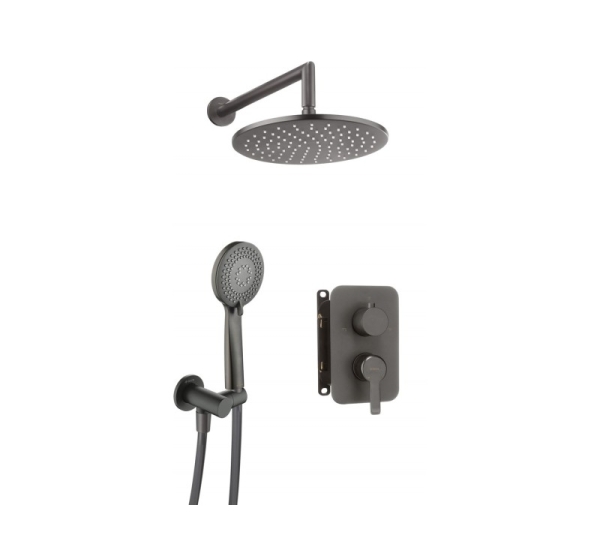 Concealed shower set with mixer BOX