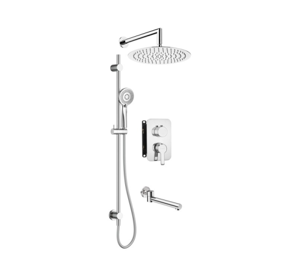 Concealed shower set with mixer BOX