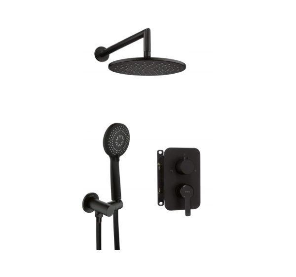 Concealed shower set with mixer BOX