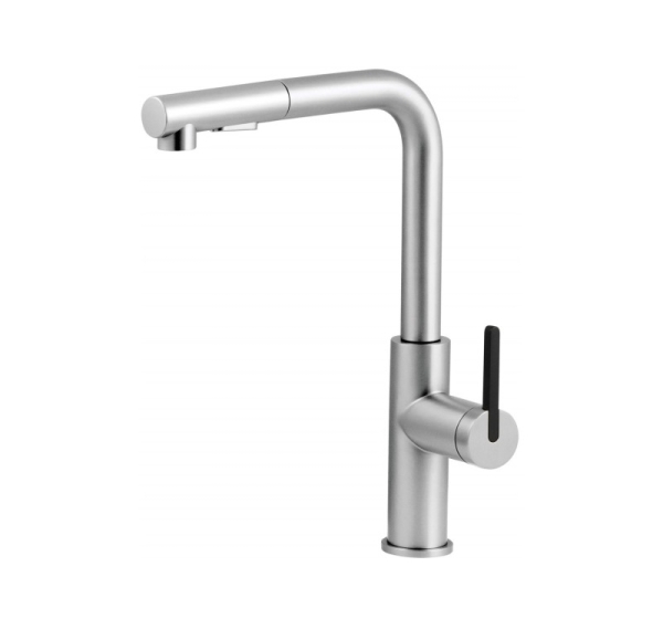 Kitchen faucet with pull-out spout