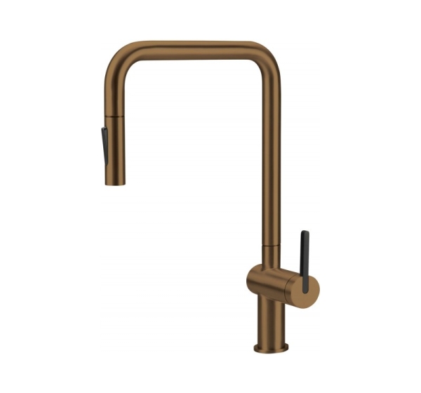 Kitchen faucet with pull-out spout