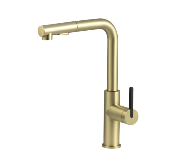 Kitchen faucet with pull-out spout