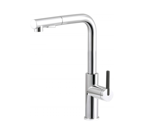 Kitchen faucet with pull-out spout
