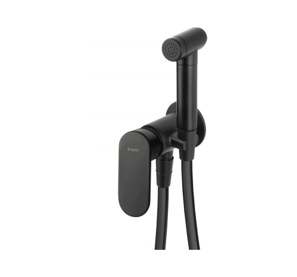Concealed bidet mixer with bidetta shower head