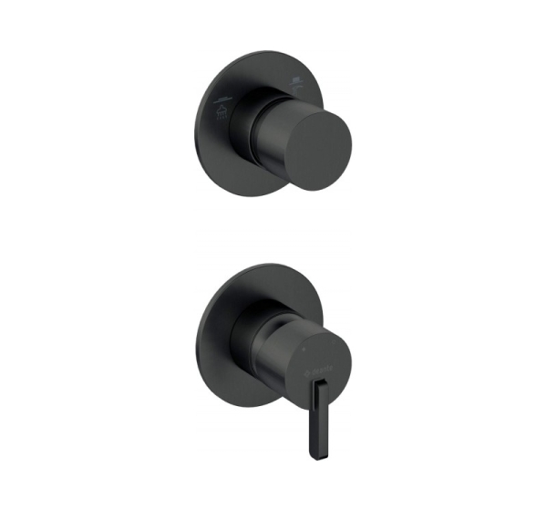 Concealed shower mixer with shower switch