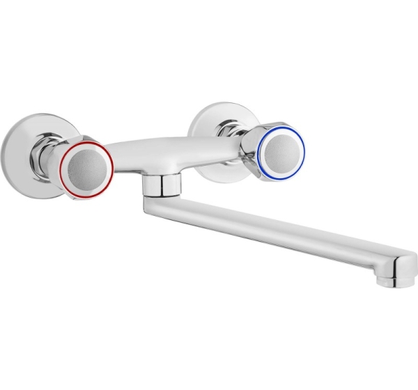 Wall-mounted kitchen faucet