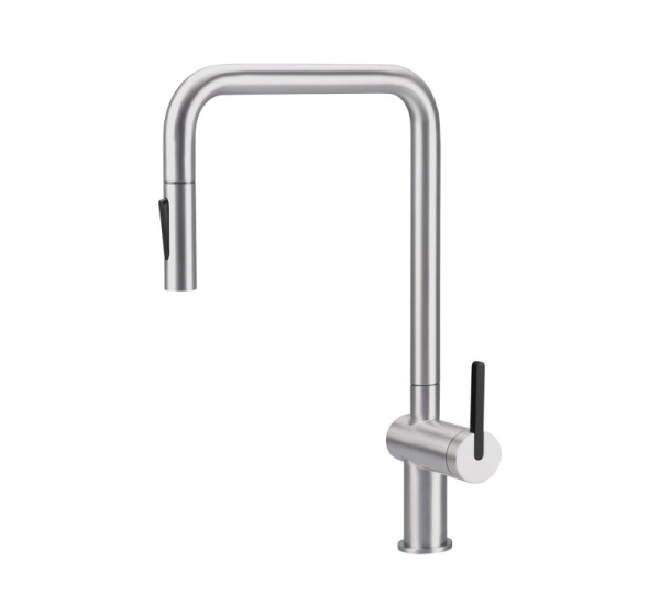 Kitchen faucet with pull-out spout