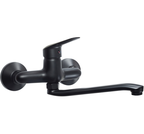 Wall-mounted kitchen faucet