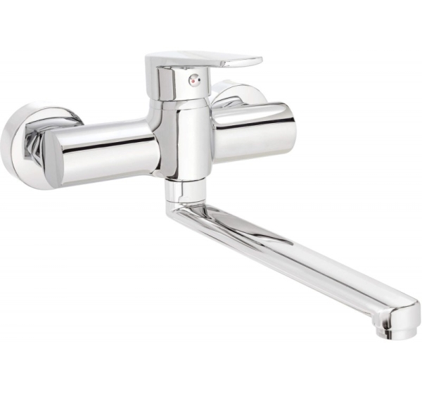 Wall-mounted kitchen faucet
