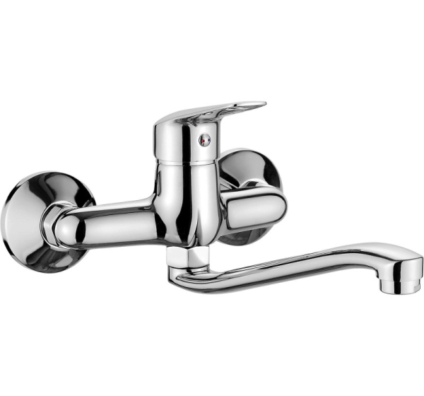 Wall-mounted kitchen faucet