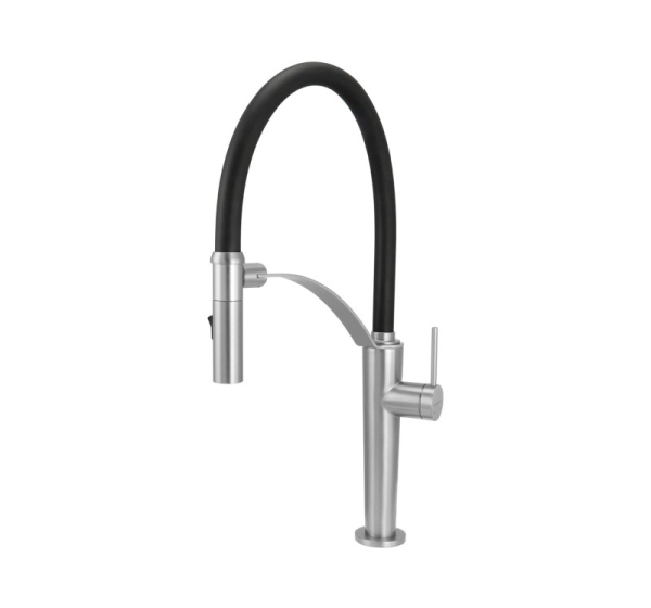 Kitchen faucet with flexible spout - 2 types of spray