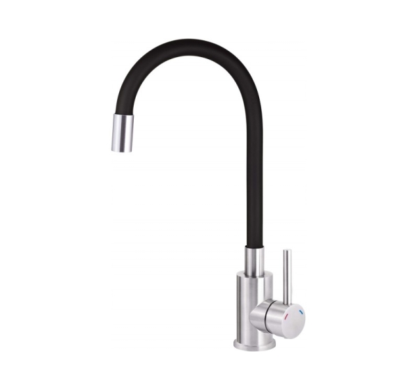 Kitchen faucet with flexible spout