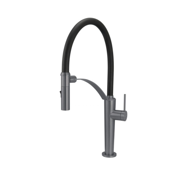 Kitchen faucet with flexible spout - 2 types of spray