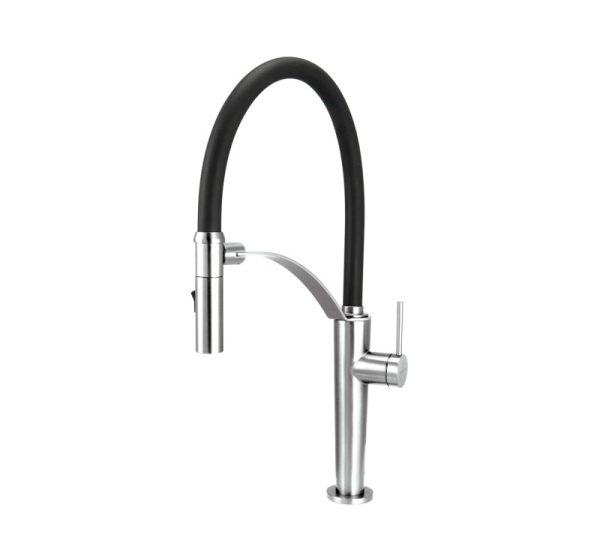 Kitchen faucet with flexible spout - 2 types of spray