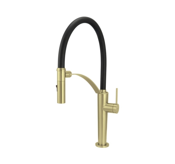 Kitchen faucet with flexible spout - 2 types of spray
