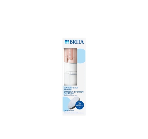 Brita Vital peach 2-disc filter bottle