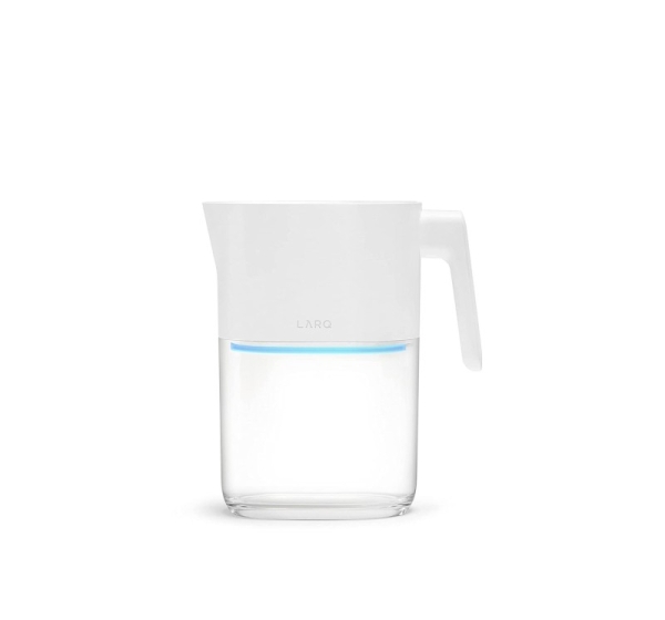 LARQ PureVis Pitcher water filter 1.9 L Transparent, White