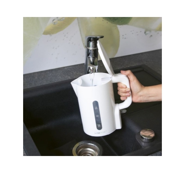 Clatronic WK 3834 electric kettle 1 L 900 W White