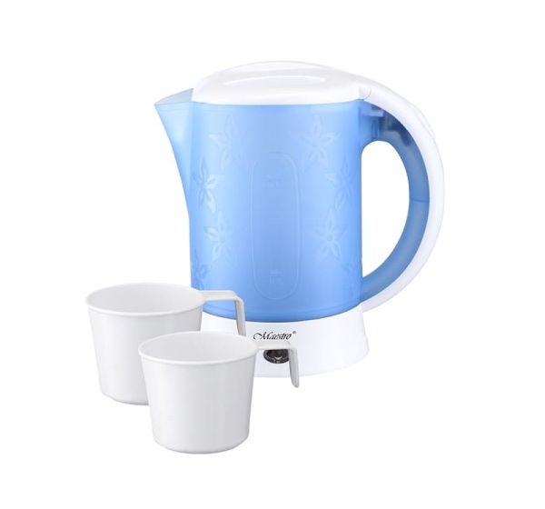 Feel-Maestro MR010 electric kettle 0.6 L Blue, White 600 W