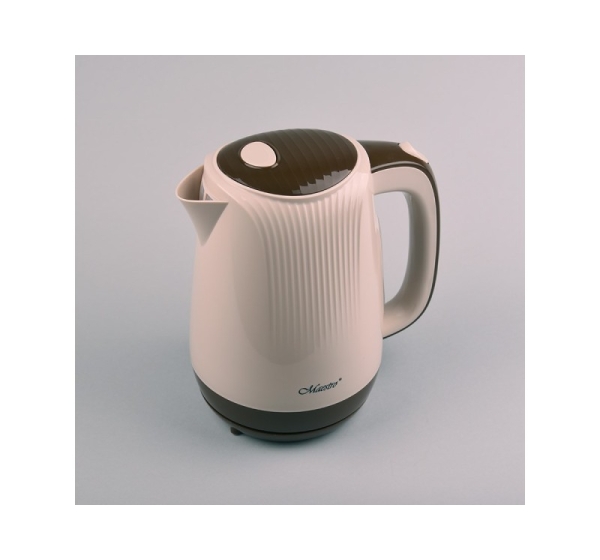 Feel-Maestro MR042 beige electric kettle 1.7 L Beige, Brown 2200 W