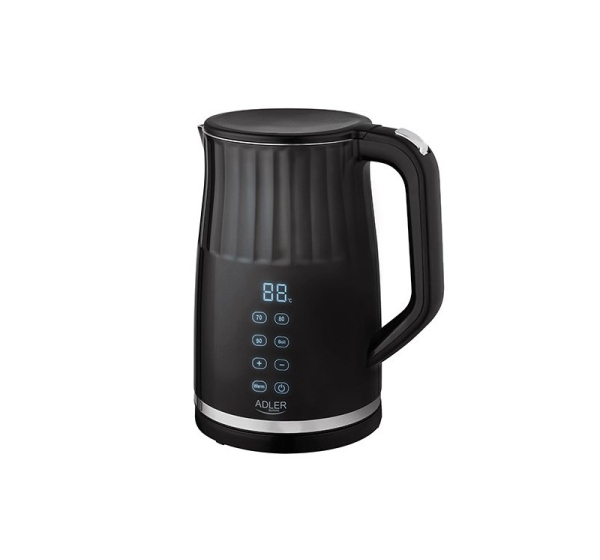 Adler AD 1350 1.7L temperature-controlled LED electric kettle Black