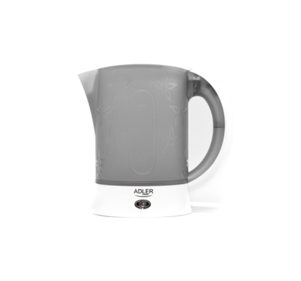 Adler AD 1268 electric kettle 0.6 L Grey 600 W