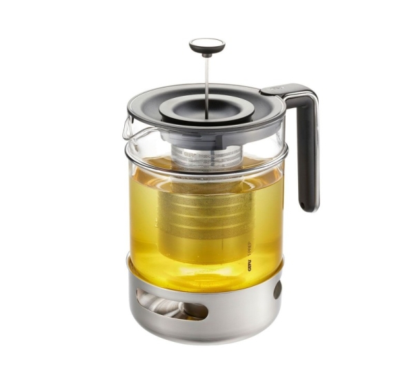 GEFU T-PREP Tea Kettle with Warmer 1.5 ltr