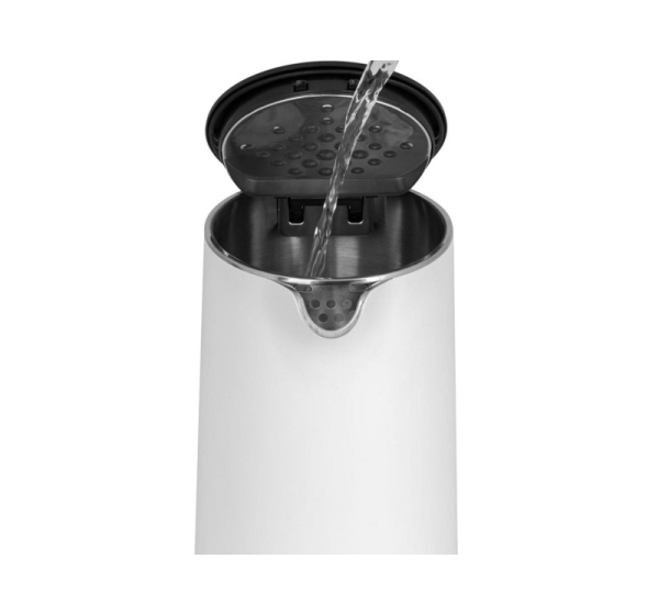 Stainless Steel Kettle White 1.5 l Salt & Pepper Concept RK3300