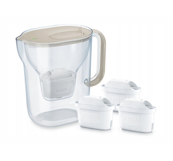 BRITA Style ESSENTIAL XL sand filter jug + 3 x MX Pro Pure Performance filter
