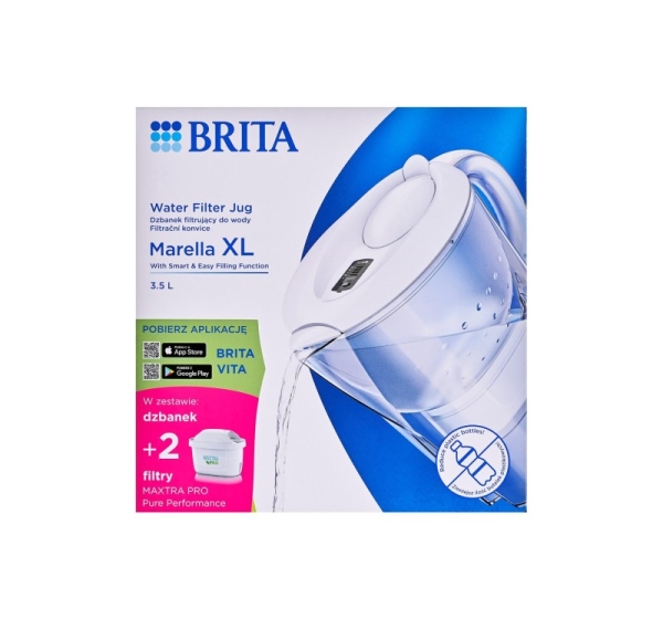 Brita Marella XL + 2 Maxtra Pro PP filter jug