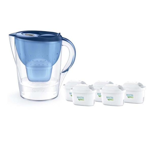 Brita Marella XL + 5 Maxtra Pro PP filter jug