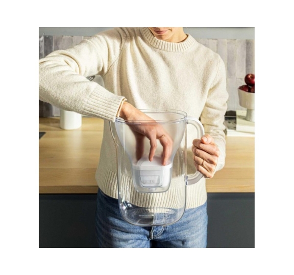 BRITA Style ESSENTIAL XL Water Filter Jug (Dark Blue) + 3 x MX Pro Pure Performance Filters