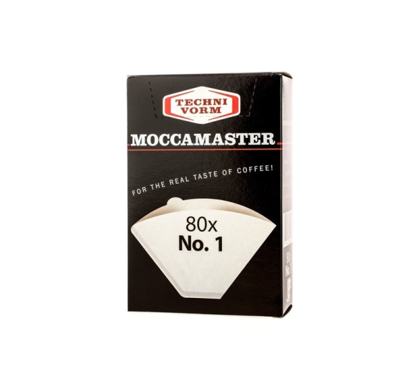 MOCCAMASTER Paper coffee filters Nr 1 disposable 80 pc(s)