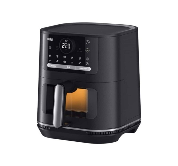 Braun HF 5075 Single Stand-alone 2000 W Hot air fryer Black, Grey