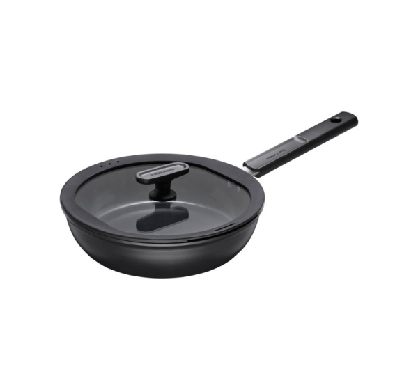 Chef's pan 24 cm with non-stick coating, lid