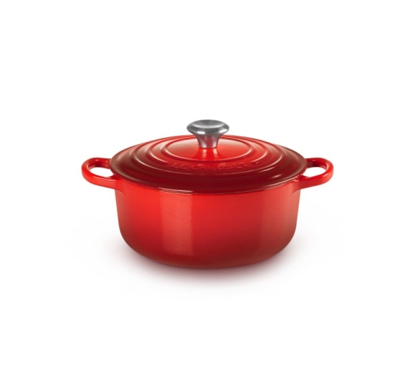 Le Creuset Round Roaster, Cherry, 22cm