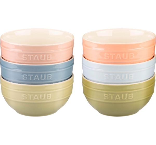 STAUB SERVING Zestaw 6 misek 12 cm, wielokolorowe