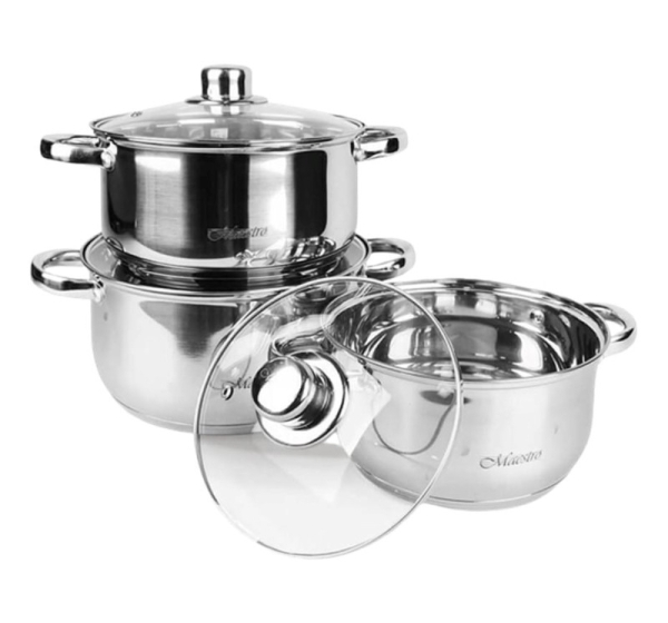 MAESTRO MR-2020-6M Cookware set 6 pieces