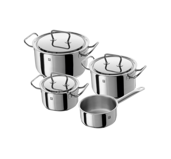 Set of 4 Zwilling Twin Classic Polished Pots