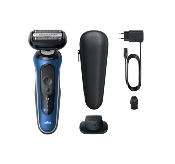 Braun Series 6 62-B1200S Foil shaver Trimmer Blue