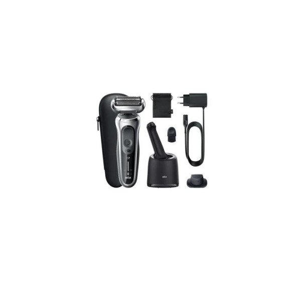 Braun Series 7 71-S7200cc Foil shaver Trimmer Black, Silver