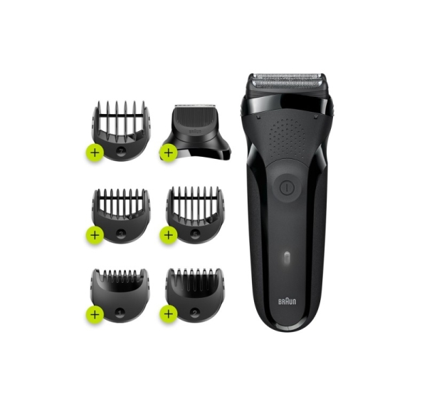 Braun Series 3 300BT Rotation shaver Trimmer Black