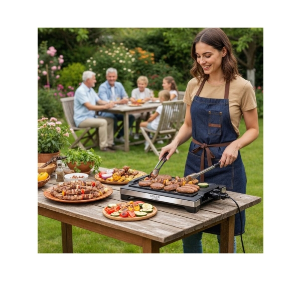 Electric Grill ADLER AD 6613 Table grill 3000W Black
