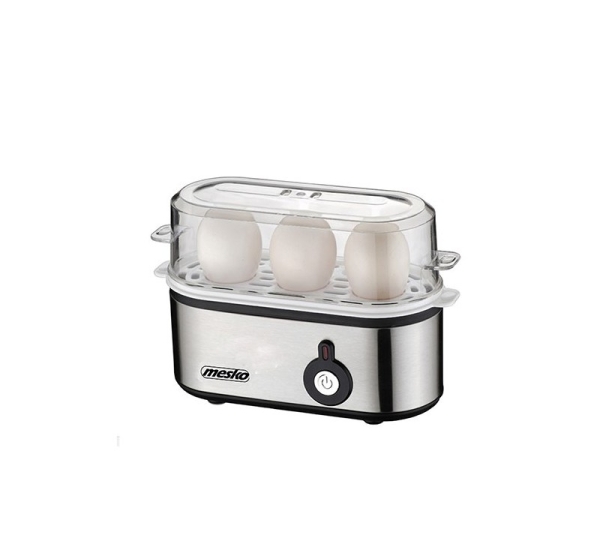 Mesko MS 4485 egg cooker 3 egg(s) 210 W Black,Silver,Transparent