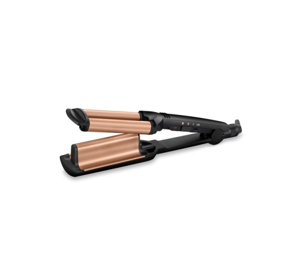 BaByliss Deep Waves Curling iron Warm Black, Orange 98.4" (2.5 m)